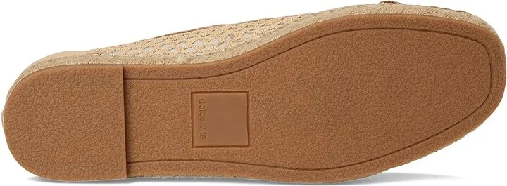 Dolce Vita Cambre Women's Flat Shoes Light Natural Woven Mesh : 8.5 M - Image 3