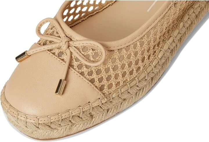 Dolce Vita Cambre Women's Flat Shoes Light Natural Woven Mesh : 8.5 M - Image 7