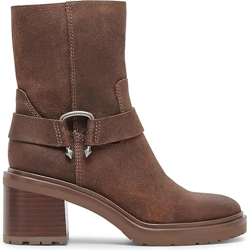 Dolce Vita Camros Women's Shoes Cocoa Suede : 9.5 M, Leather/Rubber - Image 4