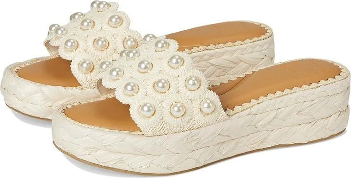 Dolce Vita Caper Women's Wedge Shoes Vanilla : 8 M