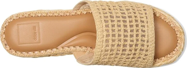 Dolce Vita Chavi Mesh Women's Wedge Shoes Natural : 9 M, Leather - Image 2