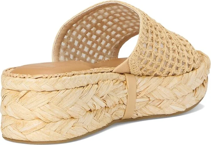 Dolce Vita Chavi Mesh Women's Wedge Shoes Natural : 9 M, Leather - Image 4