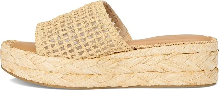 Dolce Vita Chavi Mesh Women's Wedge Shoes Natural : 9 M, Leather - Image 6