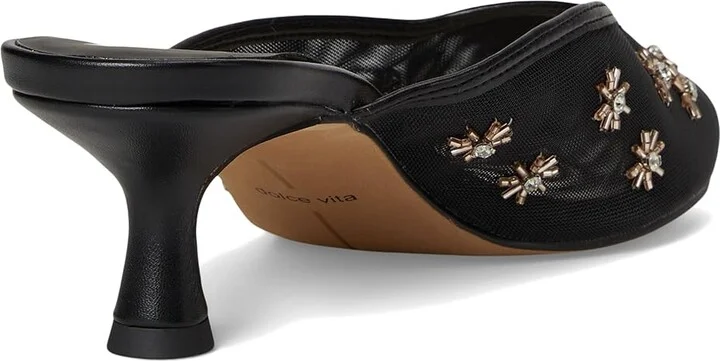 Dolce Vita Clara Women's Sandals Black Mesh : 6 M, Rubber - Image 4