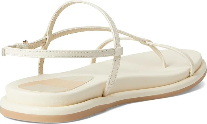 Dolce Vita Dallen Women's Sandals Off-White : 6 M, Leather - Image 4