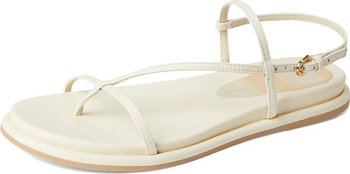 Dolce Vita Dallen Women's Sandals Off-White : 6 M, Leather - Image 5