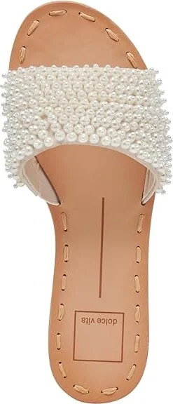 Dolce Vita Dalon Pearl-127 Women's Sandals Vanilla Pearl : 7 M - Image 2
