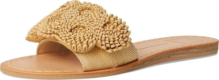 Dolce Vita Danela Women's Sandals Light Natural Raffia : 9.5 M, Rubber/Synthetic - Image 5