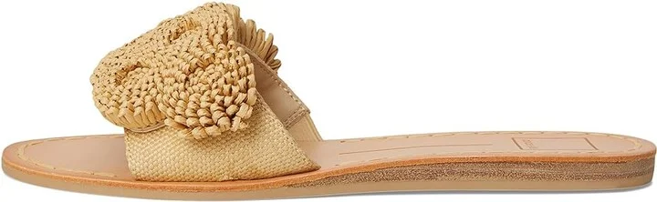 Dolce Vita Danela Women's Sandals Light Natural Raffia : 9.5 M, Rubber/Synthetic - Image 6