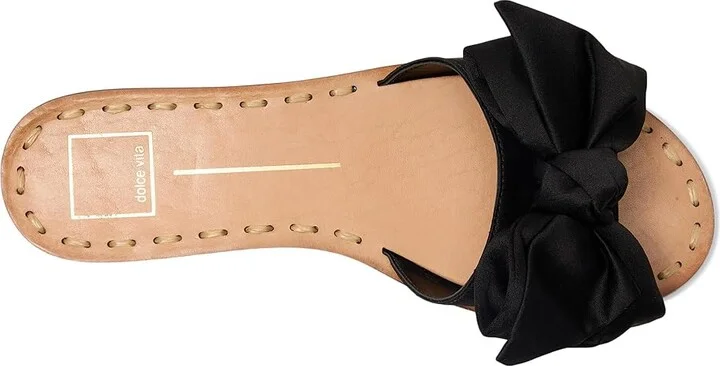 Dolce Vita Darsey Women's Sandals Onyx : 6.5 M, Leather/Rubber - Image 2