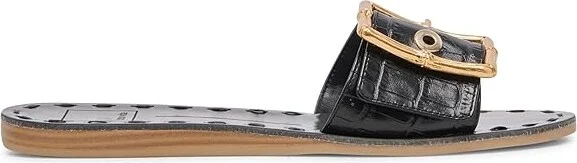 Dolce Vita Dasa Women's Sandals Noir Embossed Leather : 8.5 M - Image 6
