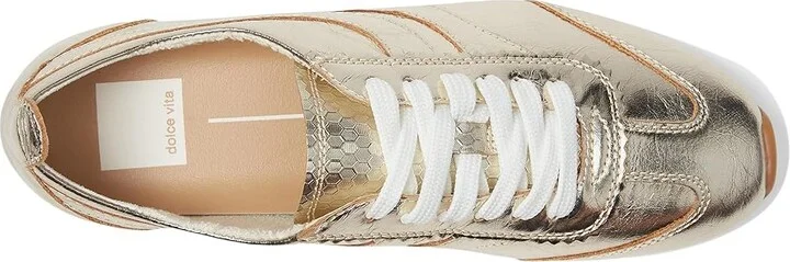 Dolce Vita Delany Women's Shoes Light Gold Crinkle Patent : 7.5 M - Image 2