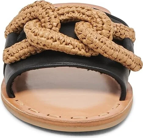 Dolce Vita Desa Women's Sandals Black Leather : 9.5 M - Image 5