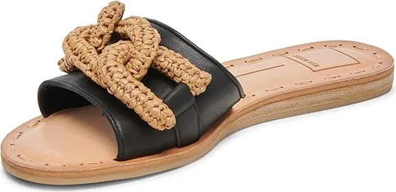 Dolce Vita Desa Women's Sandals Black Leather : 9.5 M - Image 6