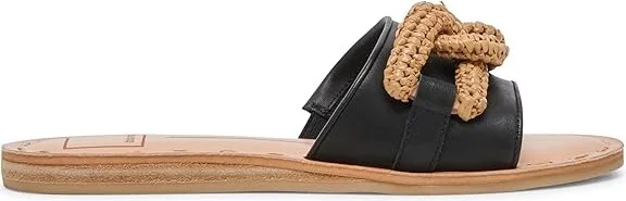 Dolce Vita Desa Women's Sandals Black Leather : 9.5 M - Image 7