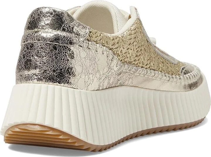 Dolce Vita Dolen Women's Shoes Gold Knit : 6.5 M, Leather - Image 4