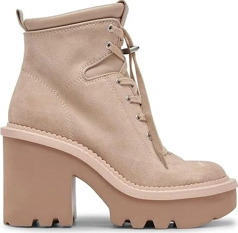 Dolce Vita Dommie Women's Boots Taupe Suede : 9 M, Leather - Image 6