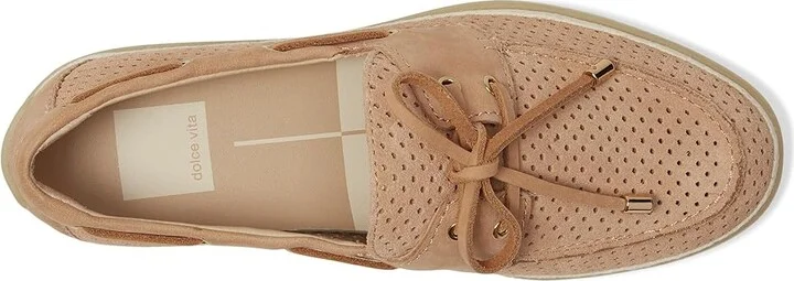 Dolce Vita Doris Women's Flat Shoes Bamboo Perforated Suede : 6.5 M - Image 2