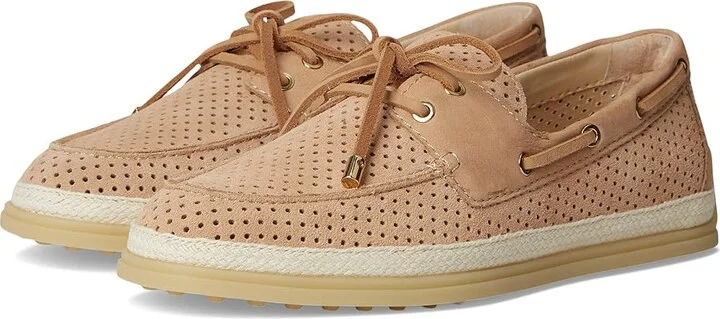 Dolce Vita Doris Women's Flat Shoes Bamboo Perforated Suede : 6.5 M
