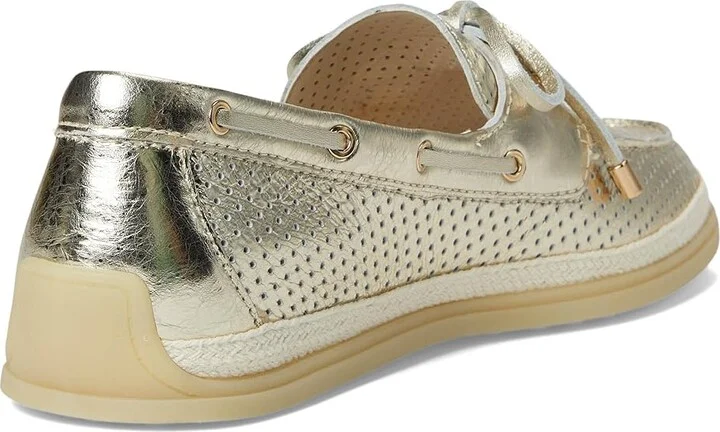 Dolce Vita Doris Women's Flat Shoes Platinum Perforated Leather : 9 M - Image 4