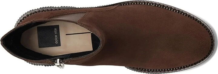 Dolce Vita Emmet H2O Women's Boots Dark Brown : 6 M, Leather/Rubber/Suede - Image 2