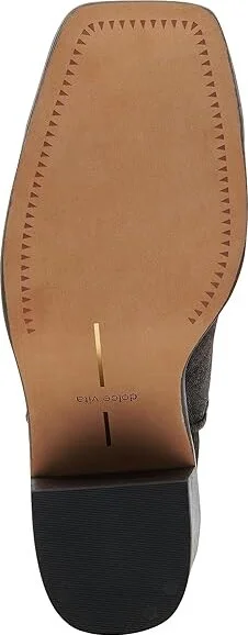 Dolce Vita Falon Women's Shoes Onyx Embossed Suede : 6.5 M, Leather - Image 2