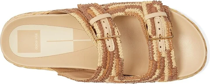 Dolce Vita Fayln Women's Sandals Brown Natural : 9 M, Synthetic - Image 2