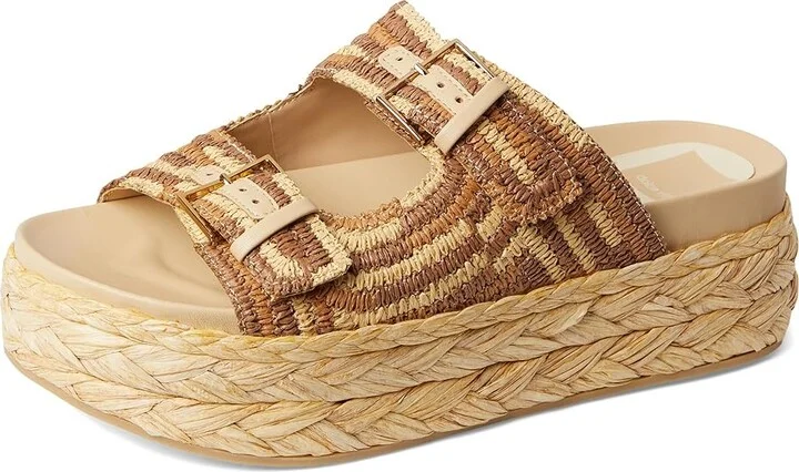 Dolce Vita Fayln Women's Sandals Brown Natural : 9 M, Synthetic - Image 5