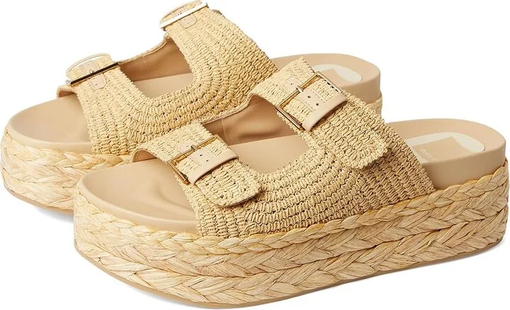 Dolce Vita Fayln Women's Sandals Light Natural : 9.5 M, Synthetic