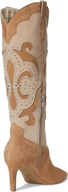 Dolce Vita Finley Stud Women's Boots Camel Suede : 8 M - Image 4