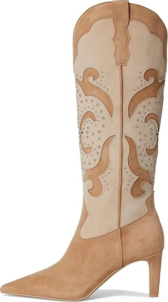 Dolce Vita Finley Stud Women's Boots Camel Suede : 8 M - Image 6