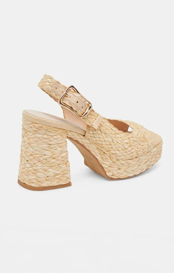 Dolce Vita Flores Platform Heel ~ Light Natural - Image 6