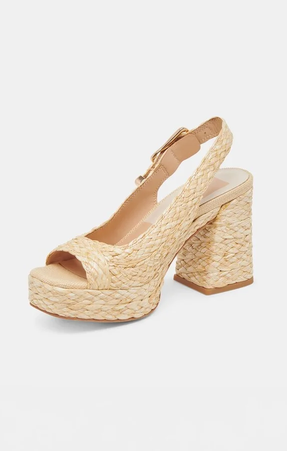 Dolce Vita Flores Platform Heel ~ Light Natural - Image 9