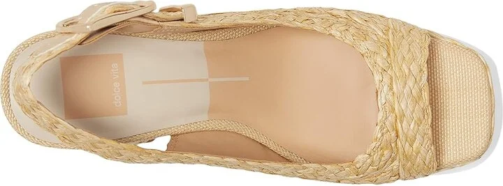 Dolce Vita Flores Women's Sandals Natural Raffia : 10 M, Synthetic - Image 2