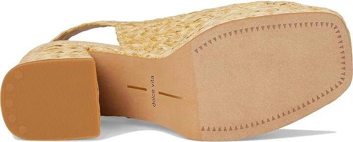 Dolce Vita Flores Women's Sandals Natural Raffia : 10 M, Synthetic - Image 3