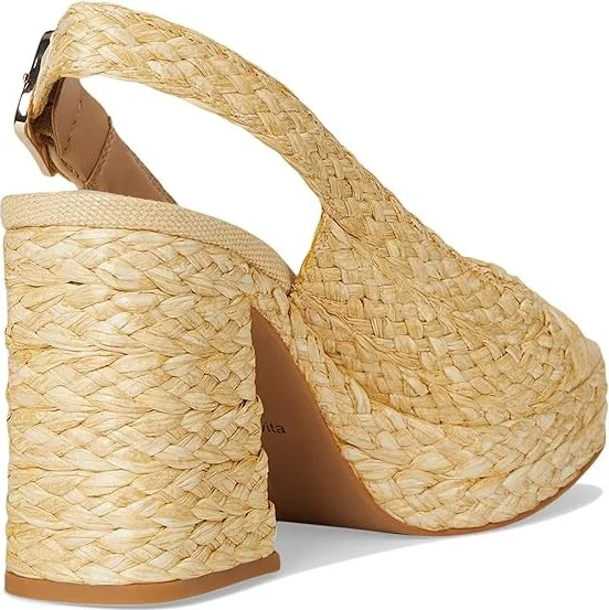 Dolce Vita Flores Women's Sandals Natural Raffia : 10 M, Synthetic - Image 4