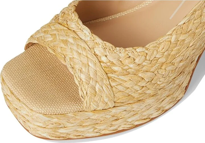 Dolce Vita Flores Women's Sandals Natural Raffia : 10 M, Synthetic - Image 7