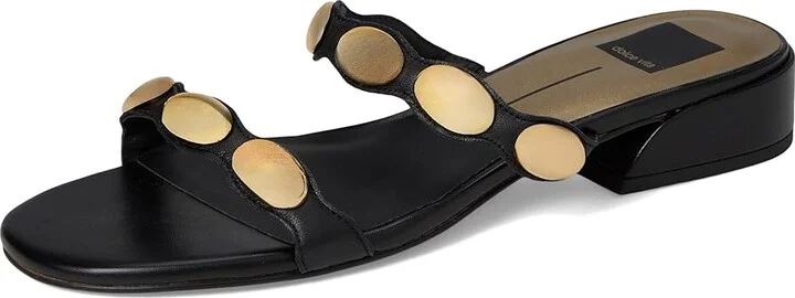 Dolce Vita Fresco Women's Sandals Black : 7 M, Leather - Image 5