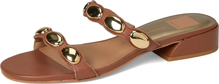 Dolce Vita Fresco Women's Sandals Cognac : 9.5 M, Leather - Image 5