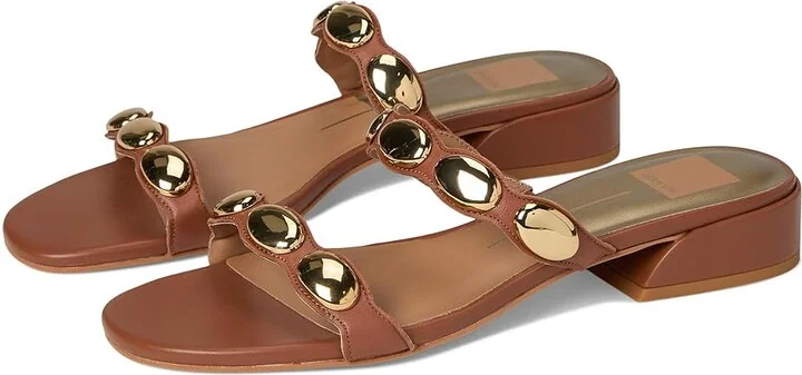 Dolce Vita Fresco Women's Sandals Cognac : 9.5 M, Leather