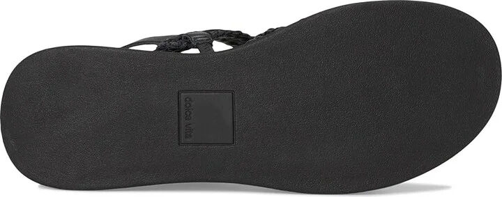Dolce Vita Gatsby Women's Sandals Black Leather : 7 M - Image 3