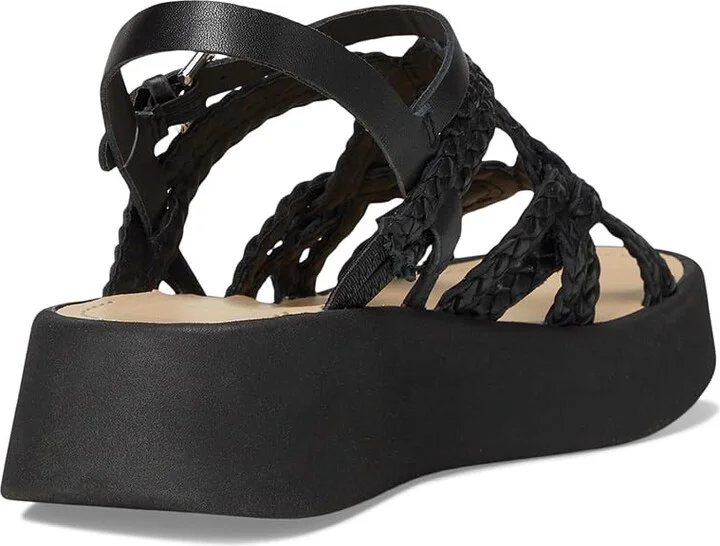 Dolce Vita Gatsby Women's Sandals Black Leather : 7 M - Image 4