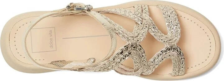 Dolce Vita Gatsby Women's Sandals Black Leather : 7 M - Image 8