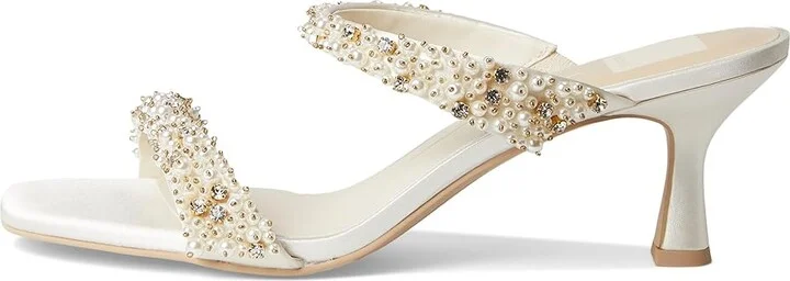 Dolce Vita Genora Women's Sandals Ivory : 7 M, Leather - Image 6