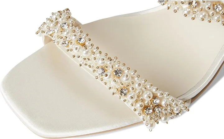 Dolce Vita Genora Women's Sandals Ivory : 7 M, Leather - Image 7