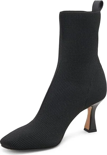 Dolce Vita Glamor Knit Women's Boots Black : 10 M, Leather