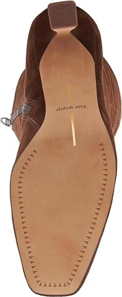 Dolce Vita Gyra Women's Boots Dark Brown : 6 M, Leather/Rubber - Image 3