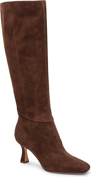 Dolce Vita Gyra Women's Boots Dark Brown : 6 M, Leather/Rubber