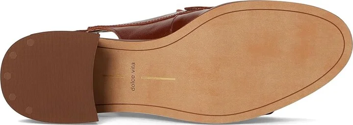 Dolce Vita Hardi High Women's Flat Shoes Brown Crinkle Patent : 8 M, Rubber - Image 3
