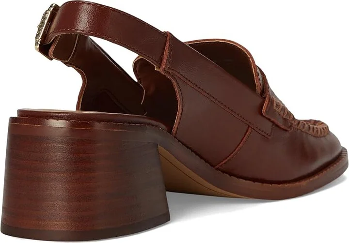 Dolce Vita Hardi High Women's Flat Shoes Brown Crinkle Patent : 8 M, Rubber - Image 4